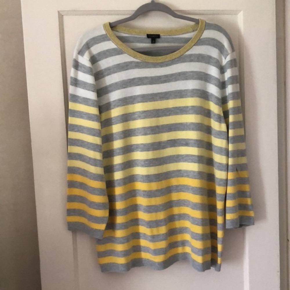 Talbots Striped Tunic Sweater